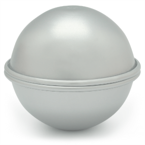 Molde Bomba de Banho Metálico 4,5 cm