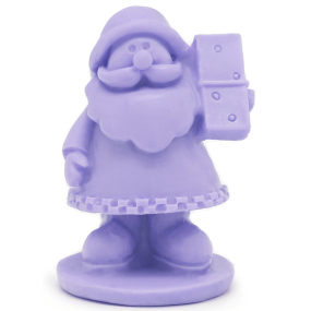 Molde papa noel con domino Molde papa noel con domino
