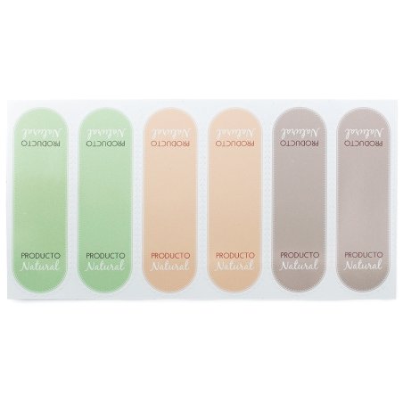 Autocollants de produits naturels