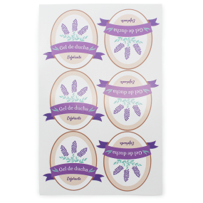 Autocollants de gel douche exfoliant DIY Autocollants de gel douche exfoliant DIY