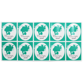 Adesivos de champo organico