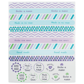Etiqueta lacre estilo Washi-tape