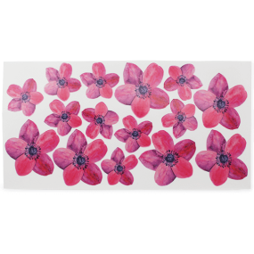 Adesivos de flores para decoupage