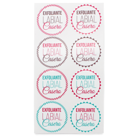 Adesivos esfoliante labial