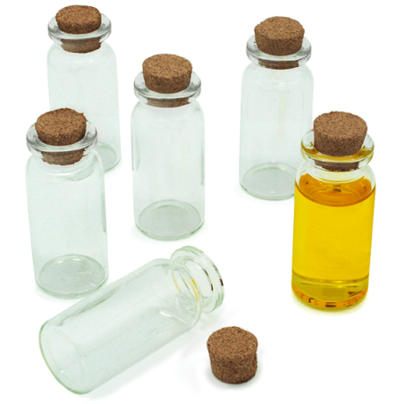 Botella Cristal Colonia 20 ml. Tapón Bola