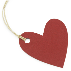 Etiquetas de carton corazones Etiquetas de carton corazones