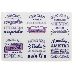 Mélange d’autocollants de mariage Mélange d’autocollants de mariage