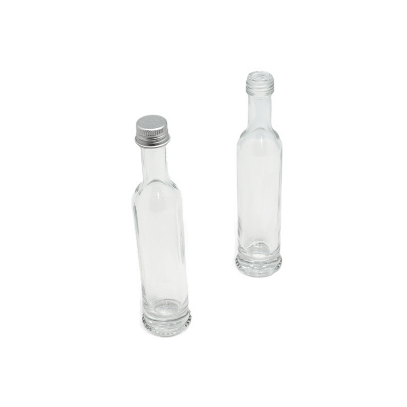 Botella de Cristal Pilar, 40 ml. tapón de aluminio