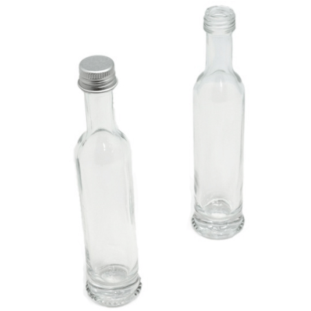 Botella de Cristal Pilar, 40 ml. tapón de aluminio