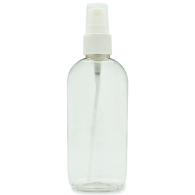 Garrafa pet 75 ml oval com pulverizador Garrafa pet 75 ml oval com pulverizador