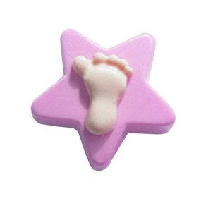 Molde silicona estrela com pe