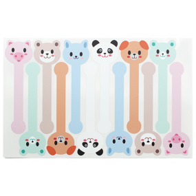 Etiquetas fitas infantis animaizinhos