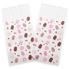 Poupées biscuits Cellofan bag Poupées biscuits Cellofan bag