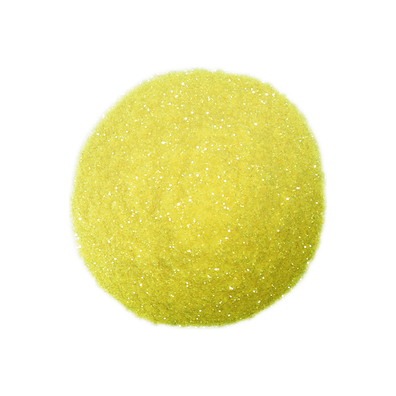 Paillettes jaune arc-en-ciel