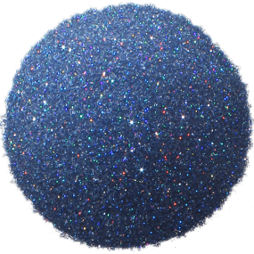 Paillettes bleues holographiques