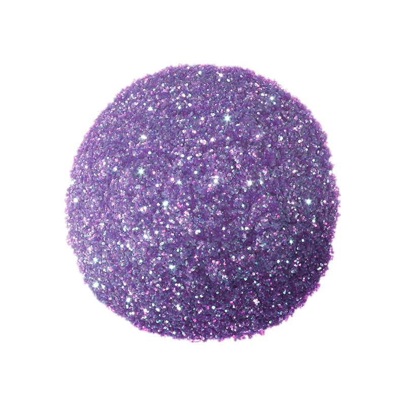 Arc-en-ciel à paillettes violettes