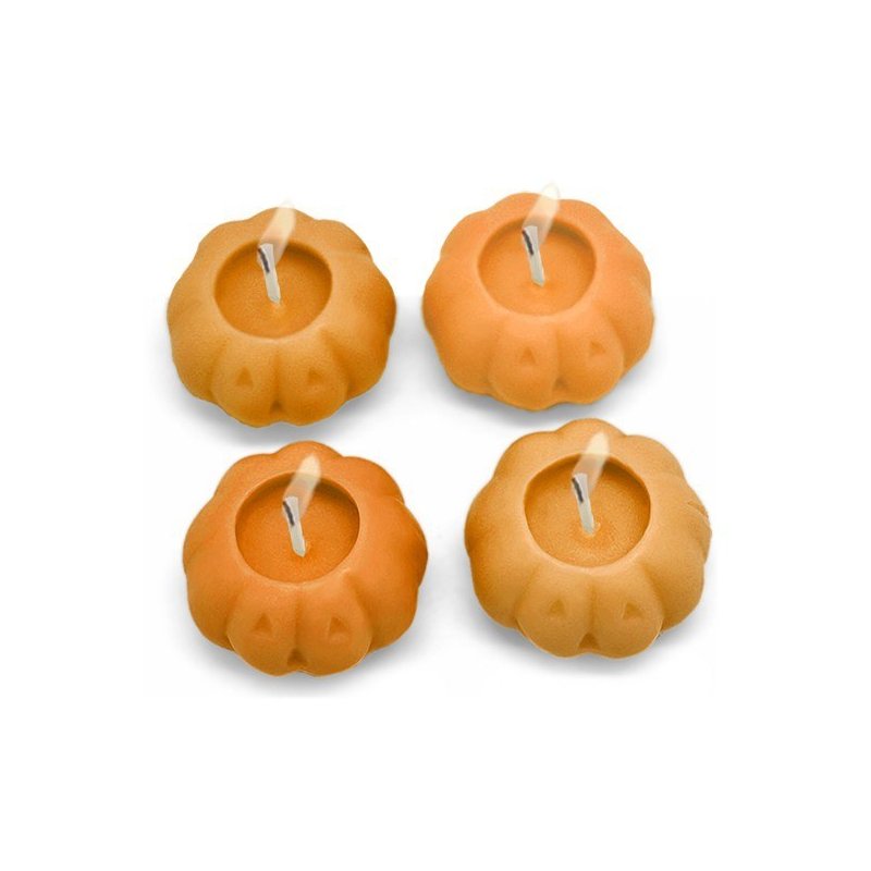 Molde para fazer velas ,4 Abobrinhas halloween flutuantes" - 2