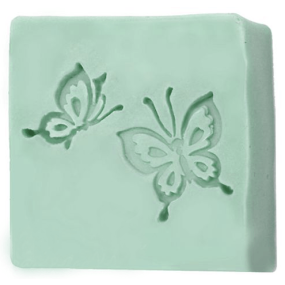 Sceau pour savons deux papillons