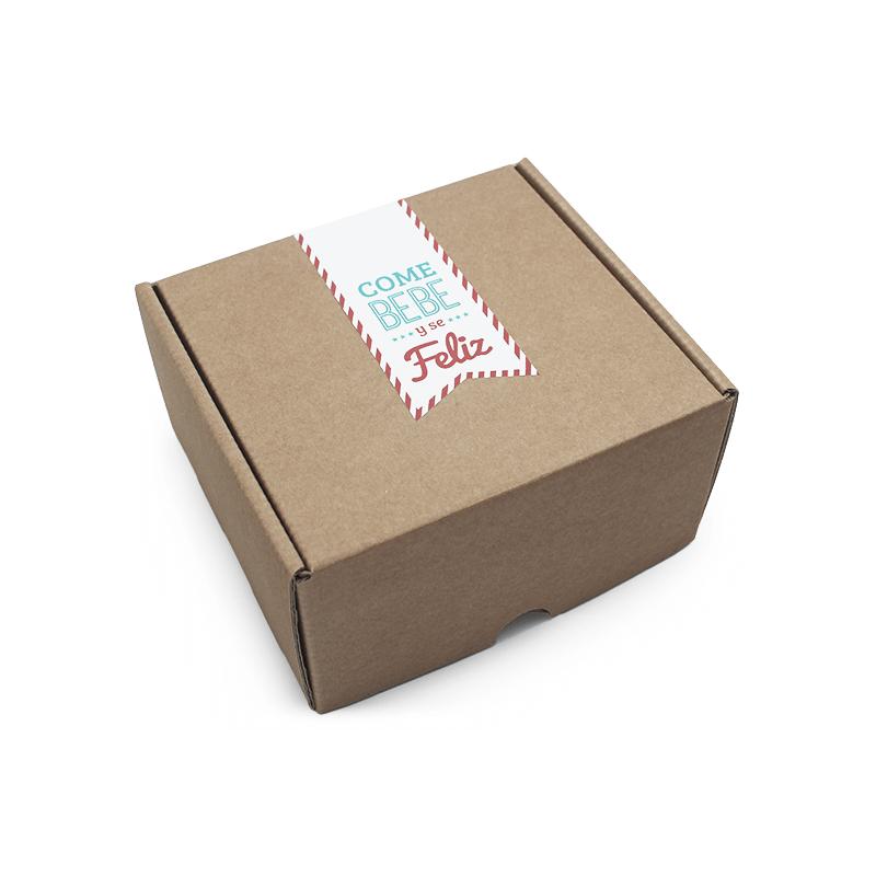 Pegatinas Packaging Navidad, 10 Abetos Grandes con Reborde Dorado