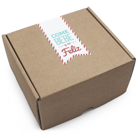 Pegatinas Packaging Navidad, 10 Abetos Grandes con Reborde Dorado