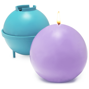 Forma de plástico para velas redondas Forma de plástico para velas redondas