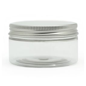Tarro 100 ml transparente tapa de aluminio Tarro 100 ml transparente tapa de aluminio