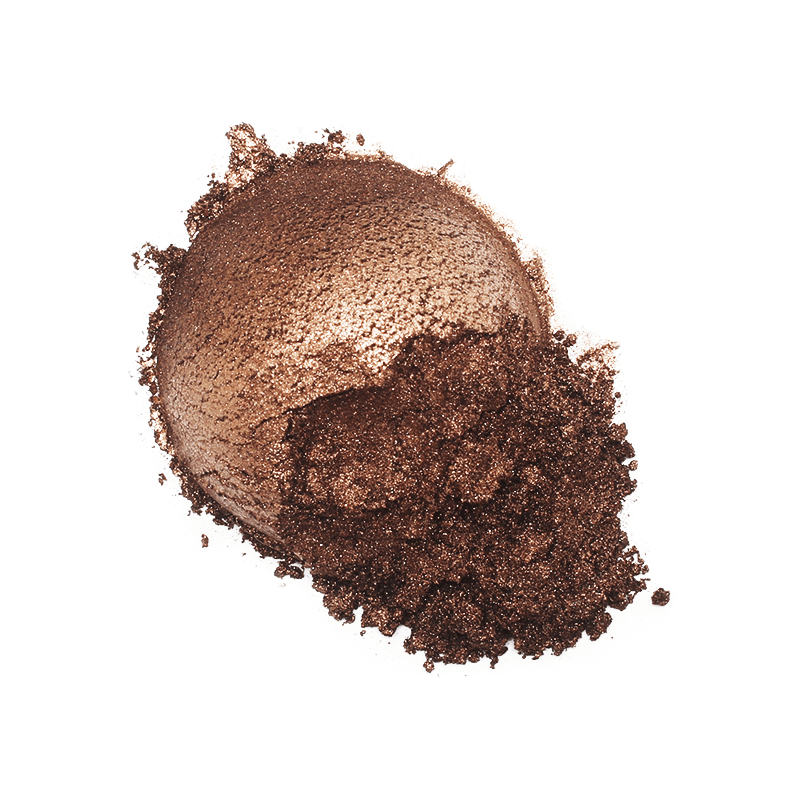 Mica cor chocolate 