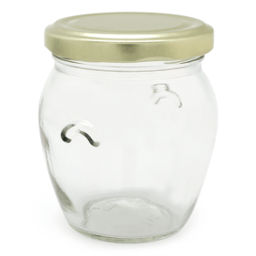 Flacon en verre de miel de 200 ml