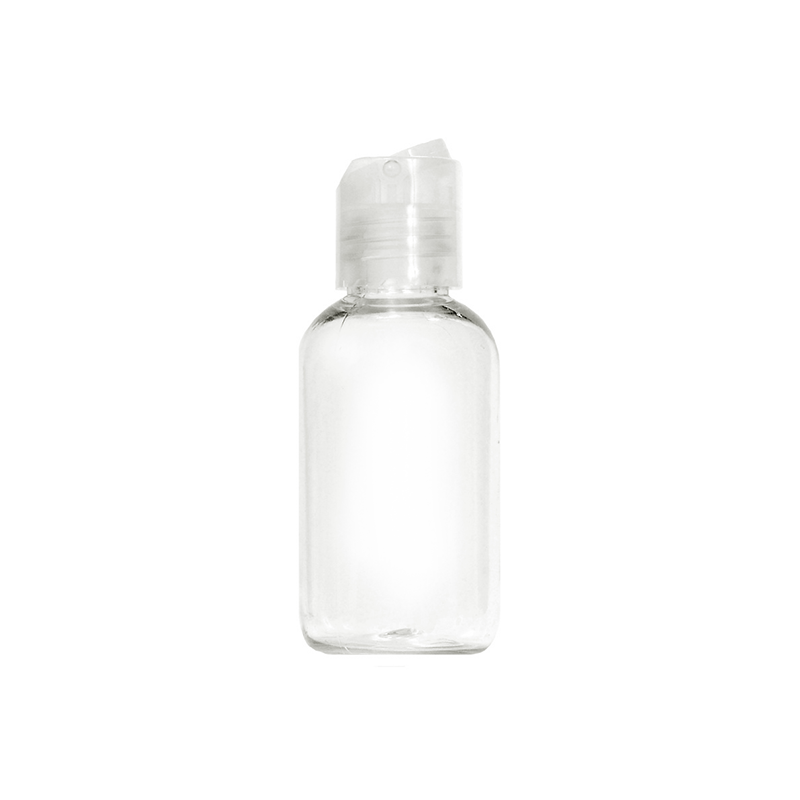Botella pet transparente 50 ml tapón dis-top