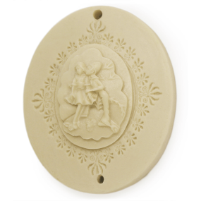 Molde figuras de escaiola, Medalha São Valentím