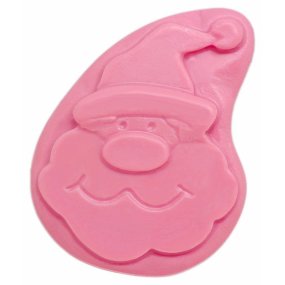 Molde pastilla jabon papa noel sonriente Molde pastilla jabon papa noel sonriente
