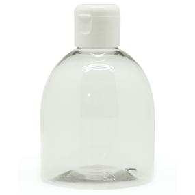 Botella 200 ml PET bombe tapon bisagra Botella 200 ml PET bombe tapon bisagra