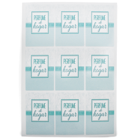 Etiquetas adesivas Perfume de hogar Etiquetas adesivas Perfume de hogar