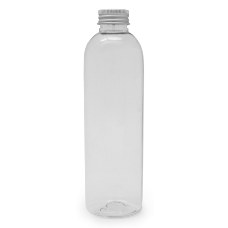 Botella pet de 250 ml con rosca de aluminio