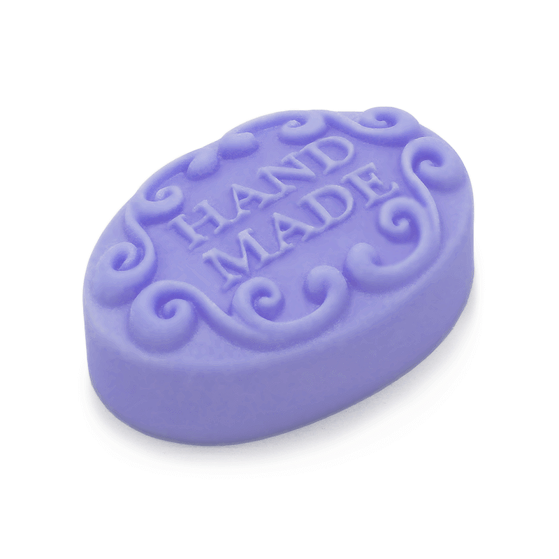 Molde silicone pastilha oval sabão