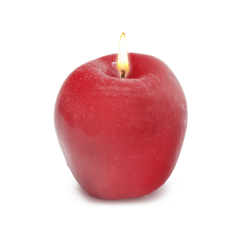Molde de manzana para velas