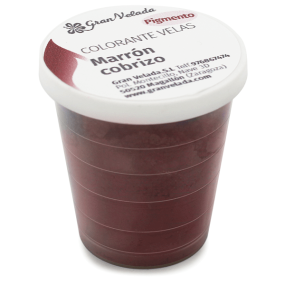 Bougies de teinture pigment de cuivre brun