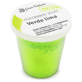 Bougie colorant pigment néon vert lime Bougie colorant pigment néon vert lime