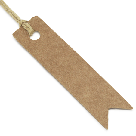 Etiquetas Packaging, Kraft con Cordón.
