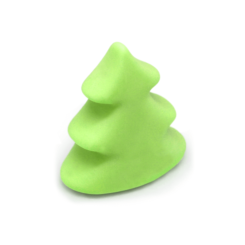 Bougies en sapin moulé pour table de Noël