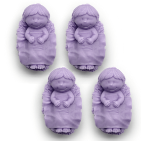 Moule enfant jésus 4 bébés pour savon