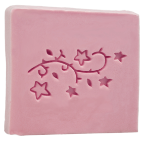 Sello para jabones ramita de estrellas