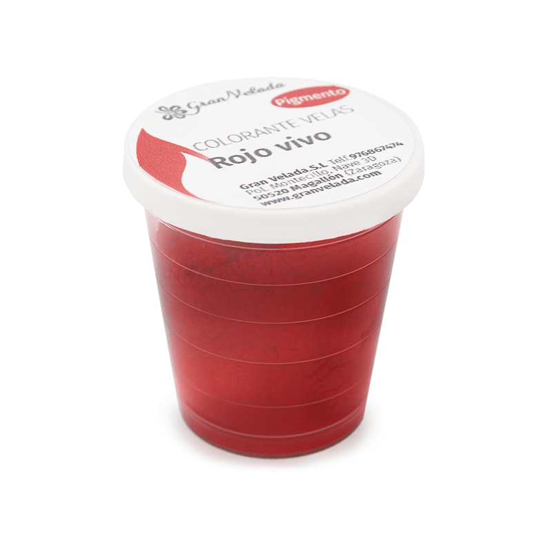 Colorant de bougie pigment rouge vif