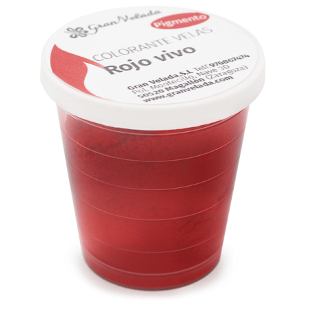 Colorant de bougie pigment rouge vif