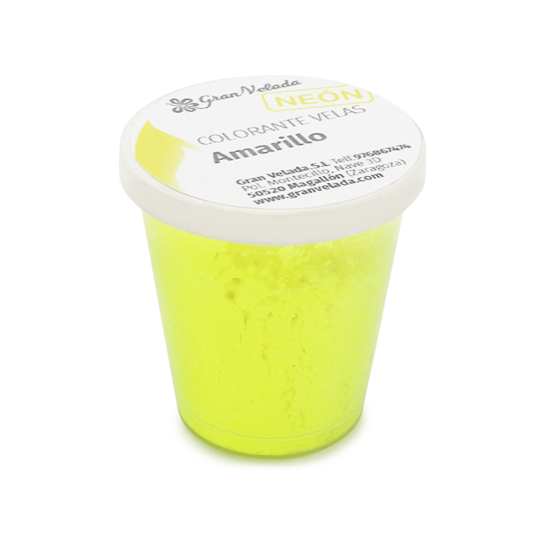 Pigment néon jaune de teinture de bougie