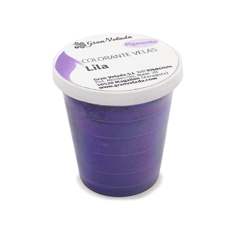 Bougies de teinture pigment lilas