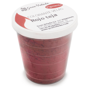 Corante para velas pigmento vermelho telha