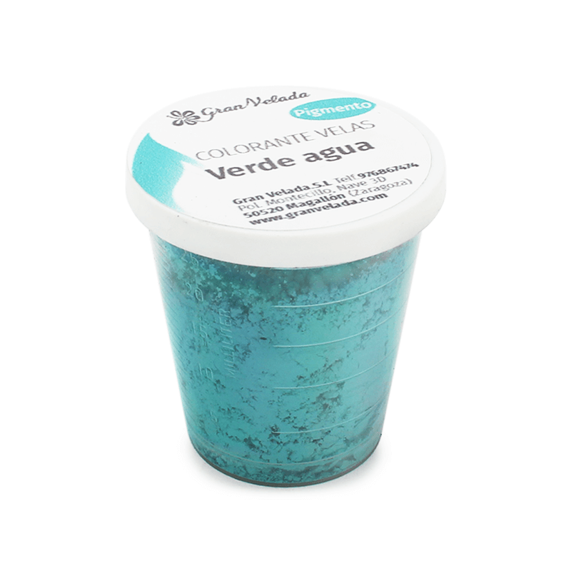 Corante para velas pigmento verde agua
