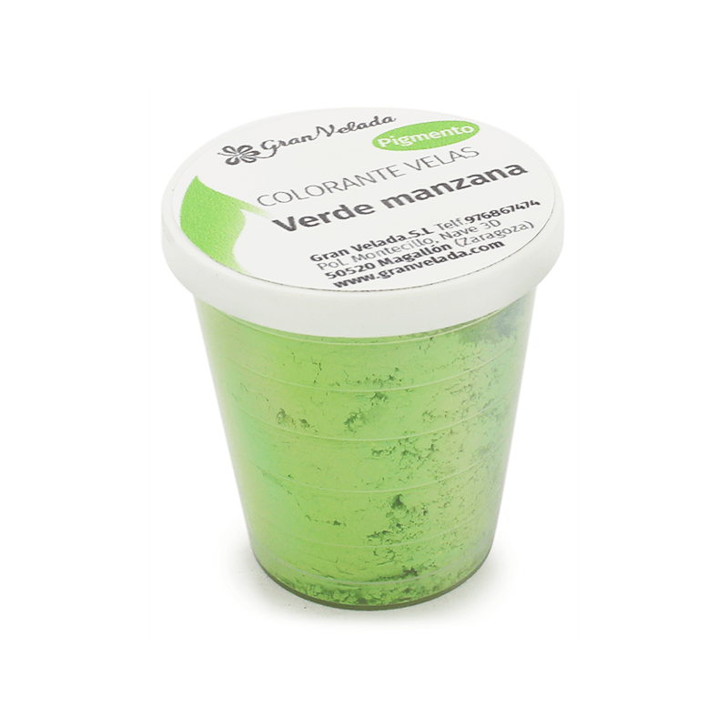 Colorant de bougie pigment de pomme vert