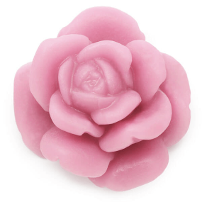 Molde para fazer sabonetes rosa mediana